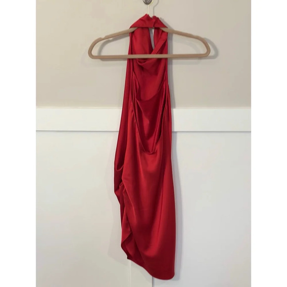 Women's Gianni Bini Red Mini Dress Size 0 - Picture 6 of 9